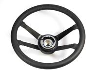 Buje extendido con volante de cuero de plato profundo 380 mm estilo Carrera RS. Porsche 911 1965 a 1973 - 91134708205